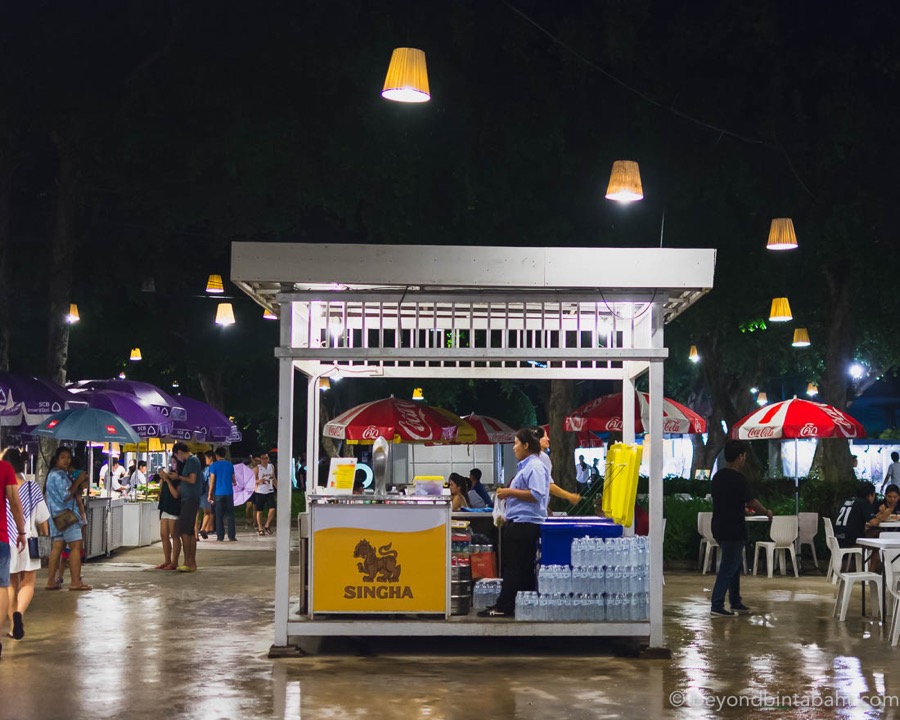 Beverage stall at Cicada Market Hua Hin