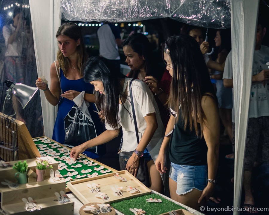 Shoppers at Cicada Market Hua Hin