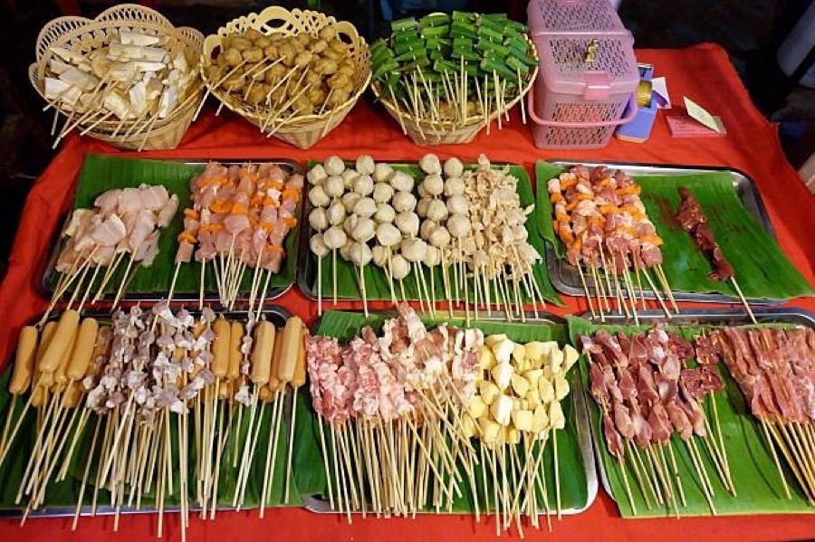 Delicious Thai grilled meats